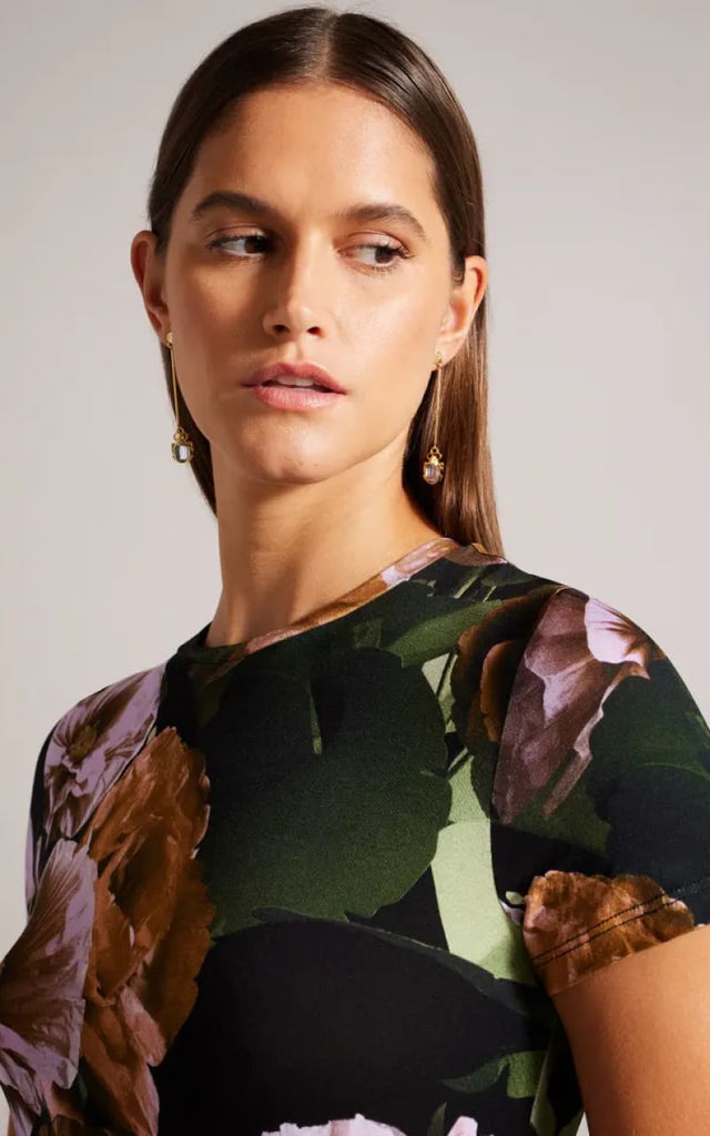 Ted Baker - Morlaa Floral Print T-Shirt - Shirts & Tops
