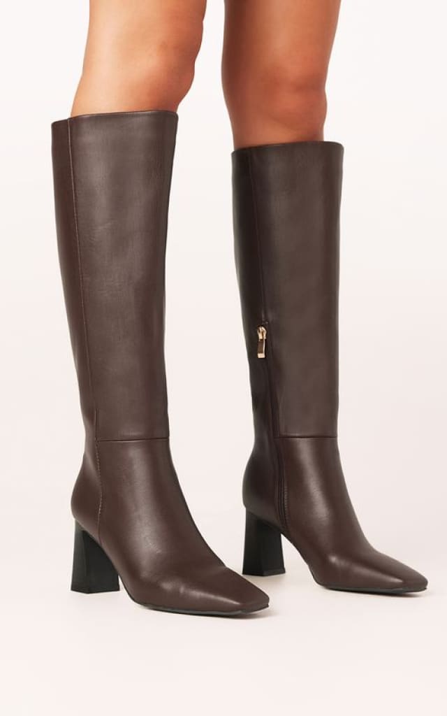 Billini- Blythe Boot in Chocolate Stack - footwear