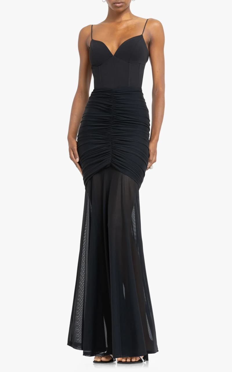 Black Halo- Azura Maxi Dress in - DRESS