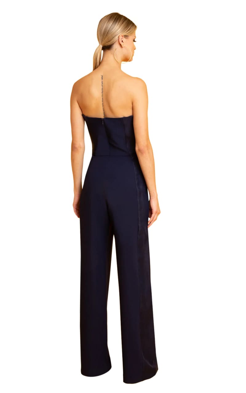 Black Halo- Lena Color Block Jumpsuit - Jumpsuits & Rompers