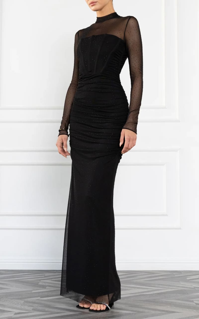 Black Halo- Lexington Gown in Star Light - DRESS