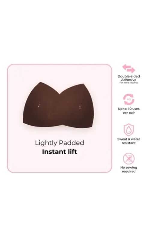 BOOMBA- Invisible Lift Inserts - Cocoa / XS - Bra