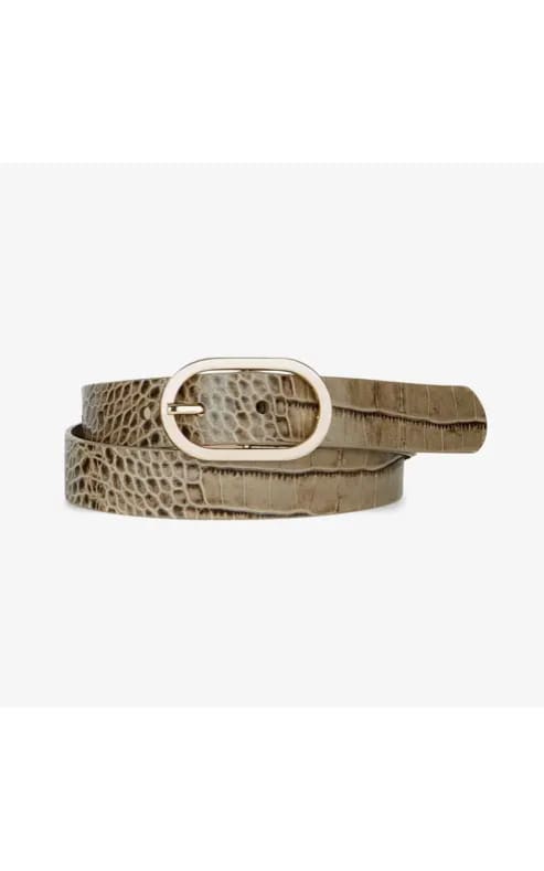 Brave Leather - Kezia Belt in New Taupe Barcelona - belt