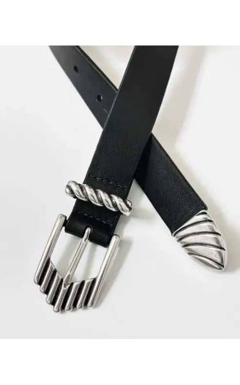 Brave Leather - Paityn in Black Vachetta - belt