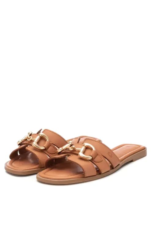 Carmela - Camel Flat - footwear