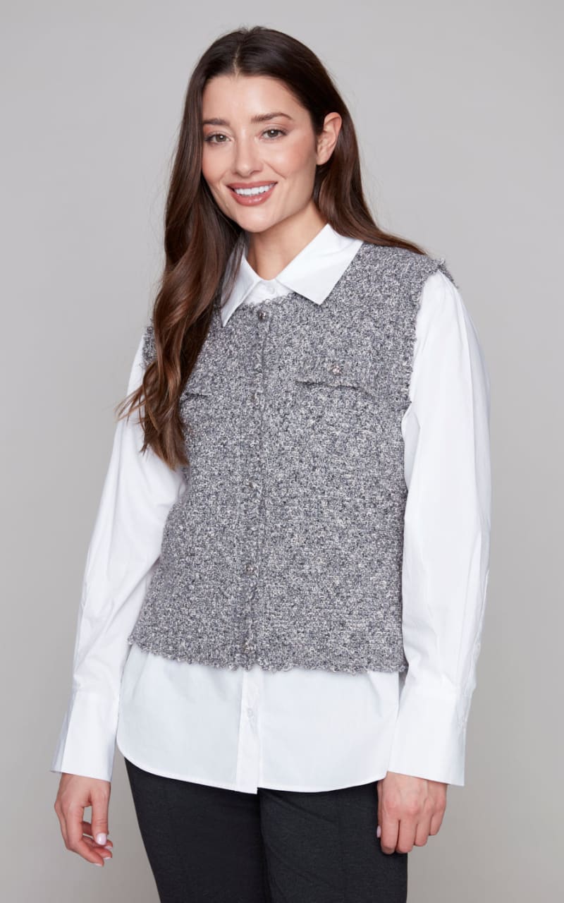 Carré Noir- Bucle Vest - SWEATER & SWEATSHIRT