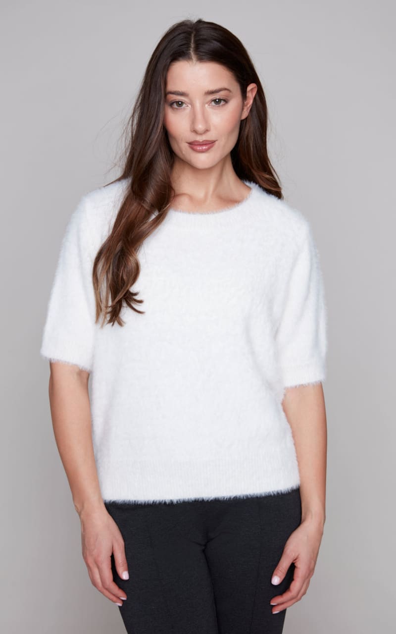 Carré Noir- Fuzzy Sweater - SWEATER & SWEATSHIRT