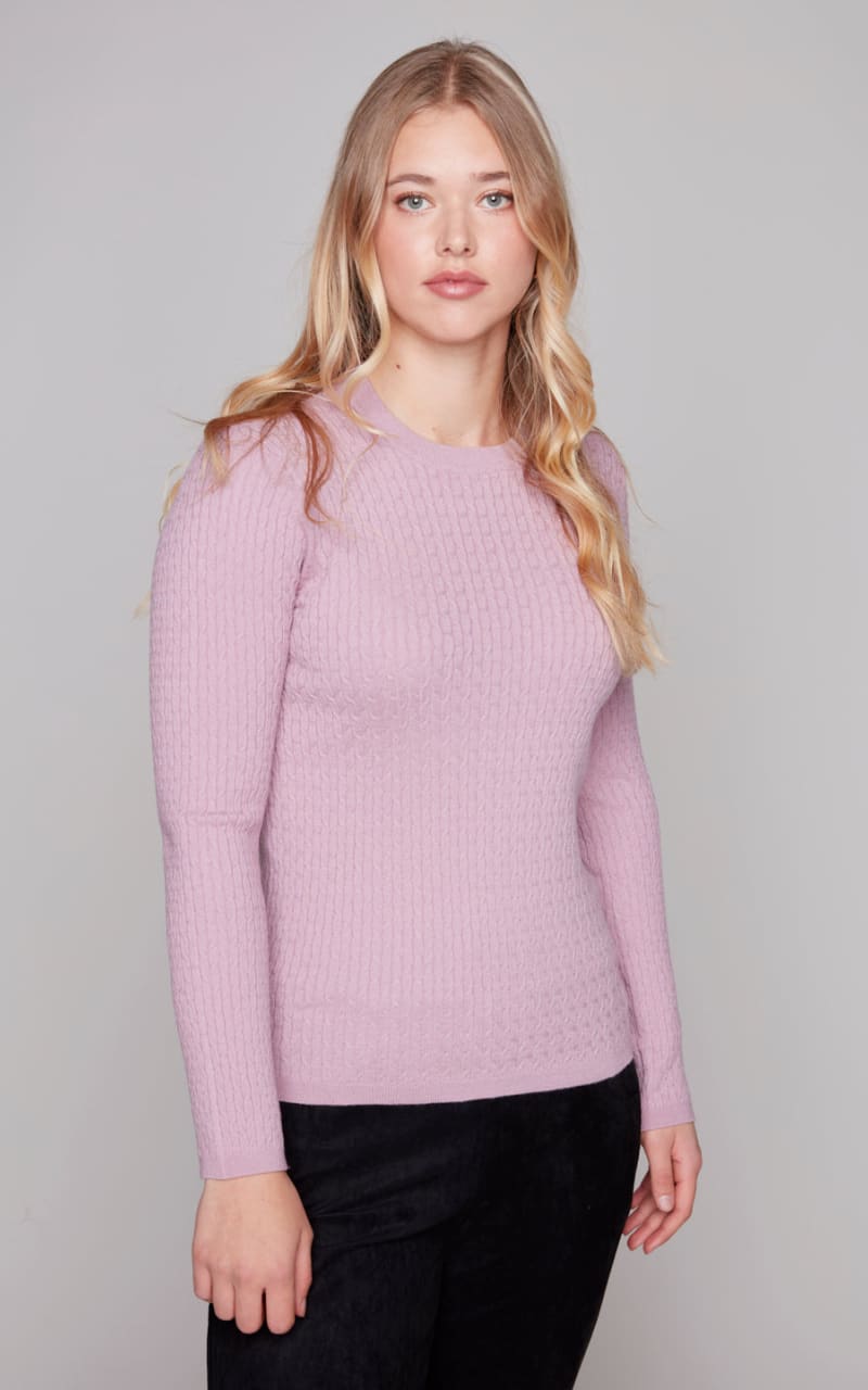 Carré Noir- Textured Knit Sweater - SWEATER & SWEATSHIRT