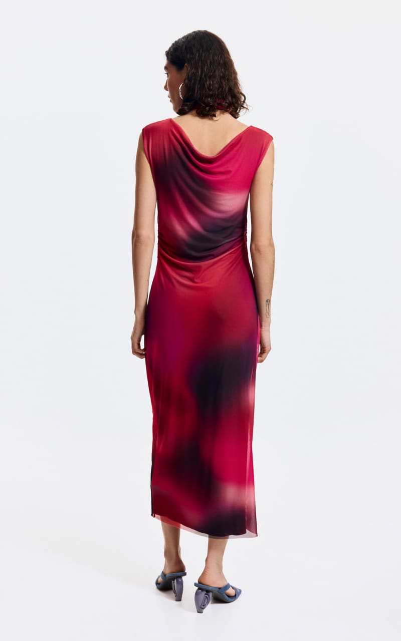 Desigual- Asymmetric Draped Dress - DRESS