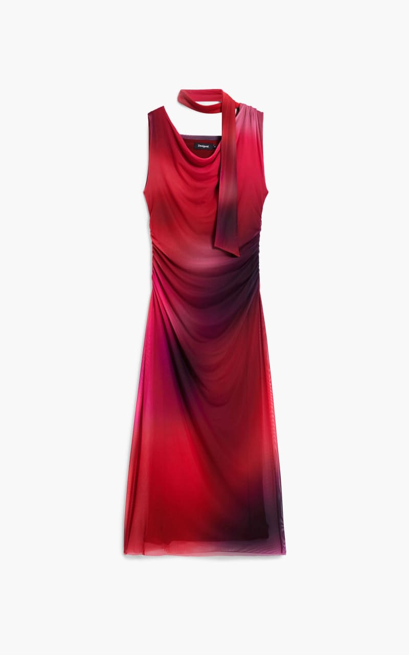 Desigual- Asymmetric Draped Dress - DRESS