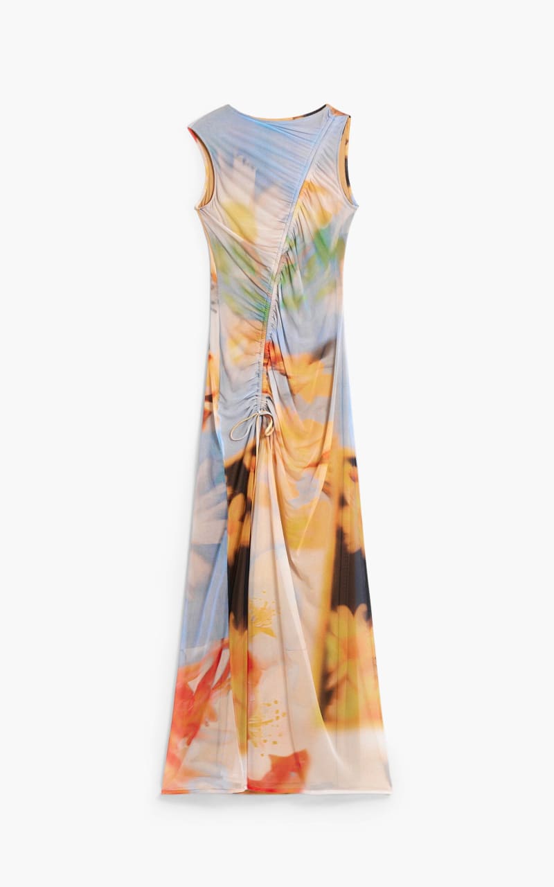 Desigual- Draped Abstract Maxi Dress - DRESS