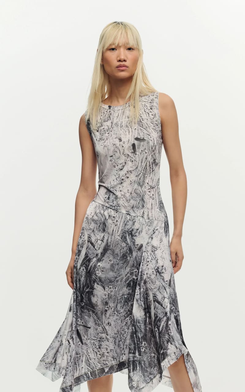 Desigual- Draped A-line Dress - DRESS