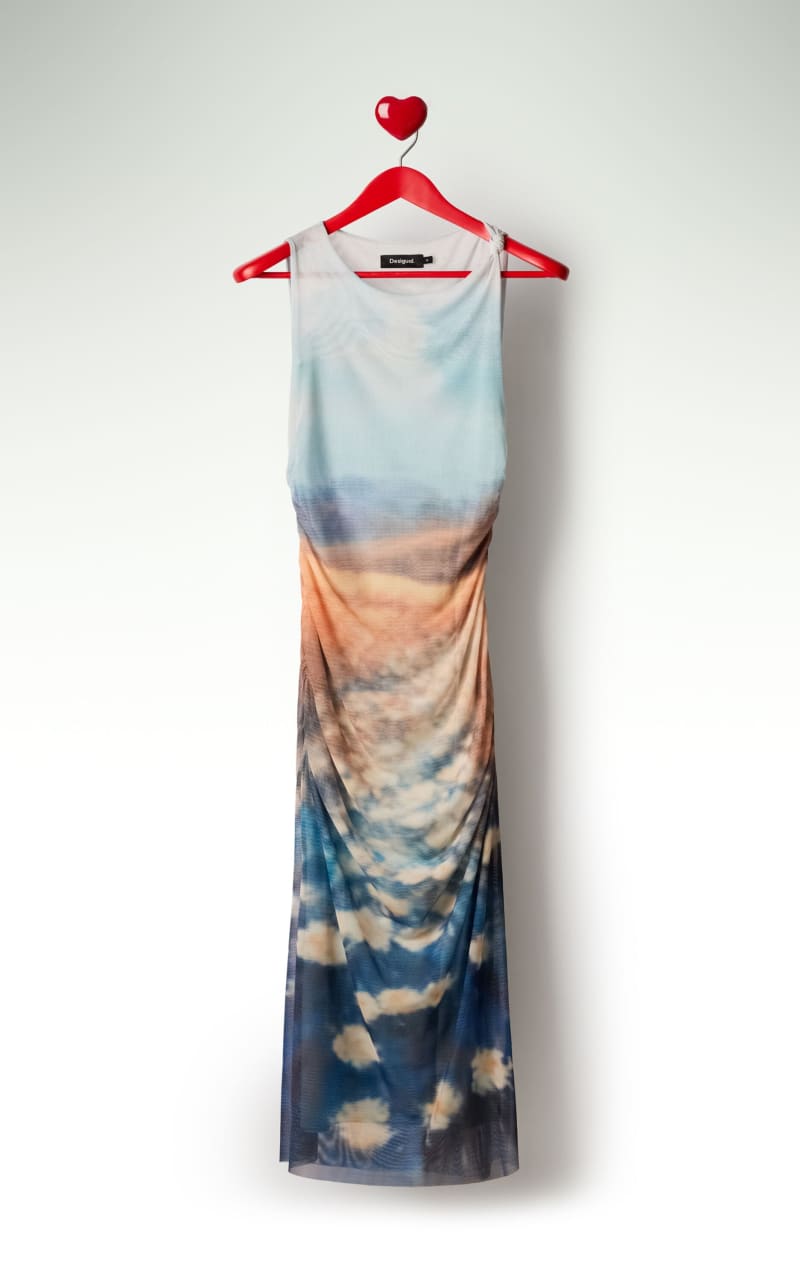 Desigual- Draped Waterlily Dress - DRESS