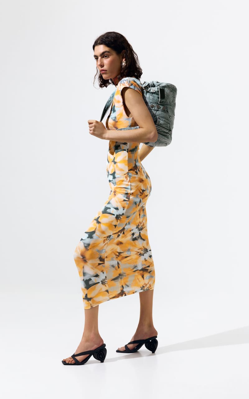 Desigual- Floral Tube Dress - DRESS