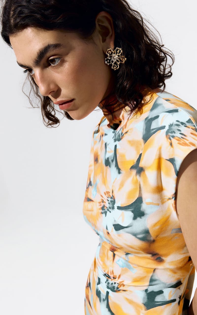 Desigual- Floral Tube Dress - DRESS