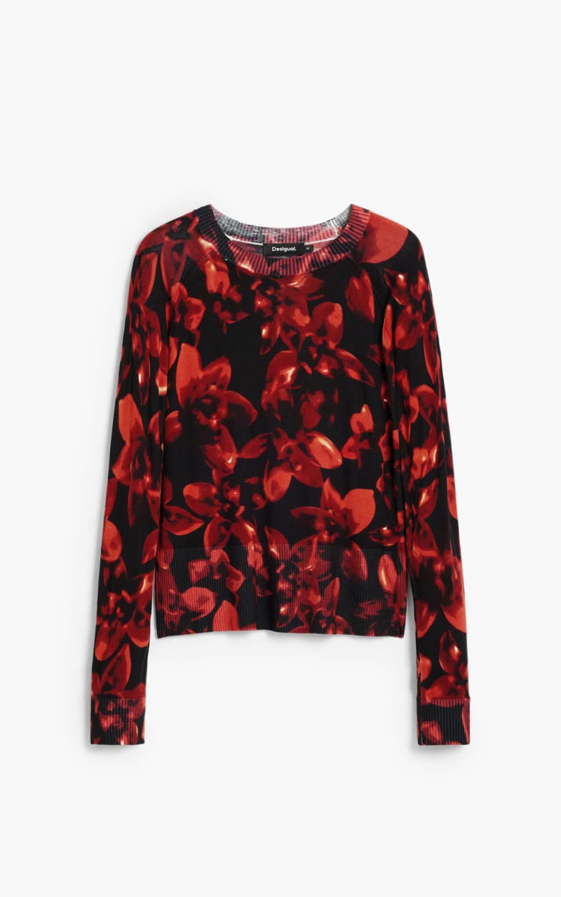Desigual- Lightweight Floral Sweater - SWEATER & SWEATSHIRT
