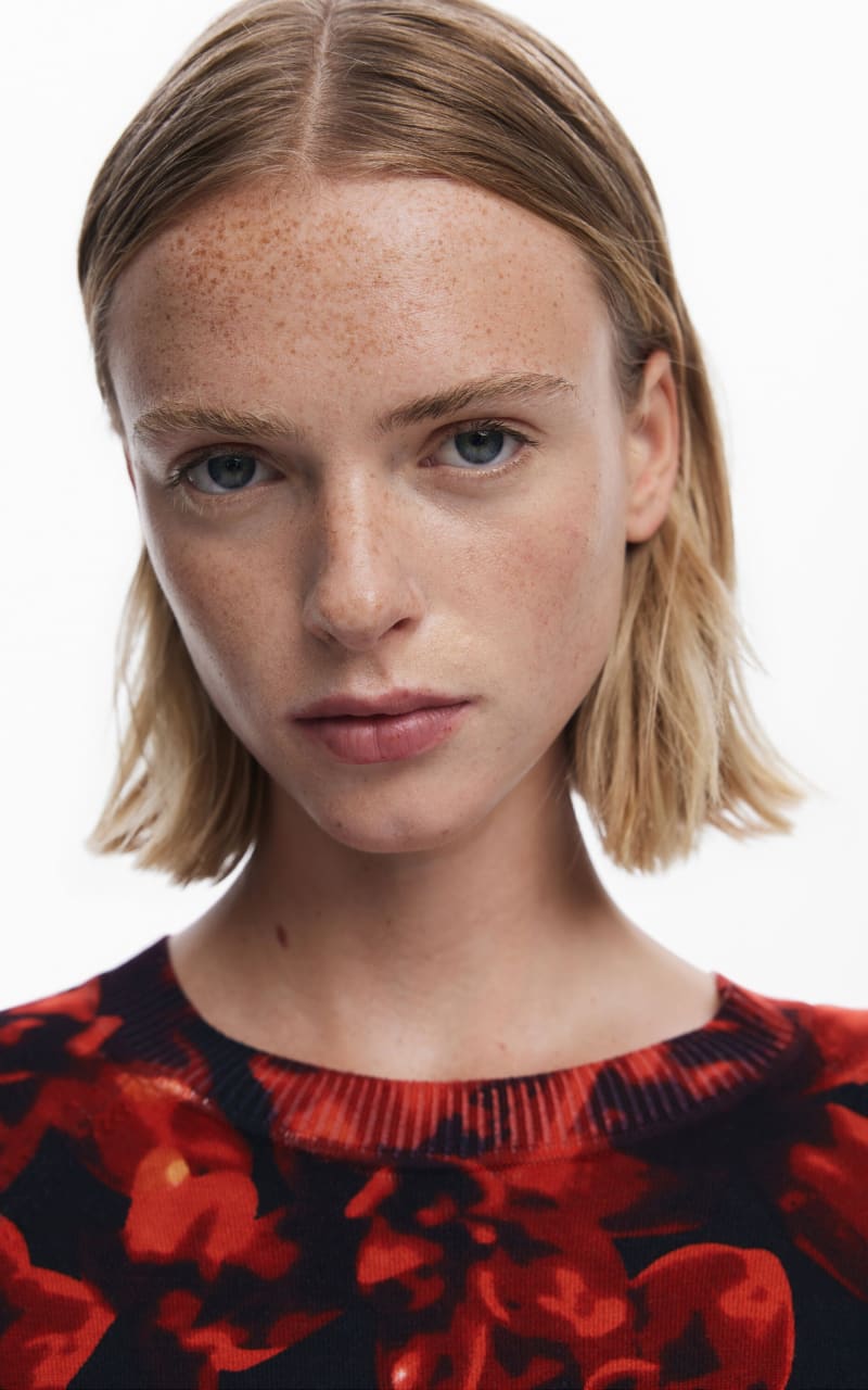Desigual- Lightweight Floral Sweater - SWEATER & SWEATSHIRT