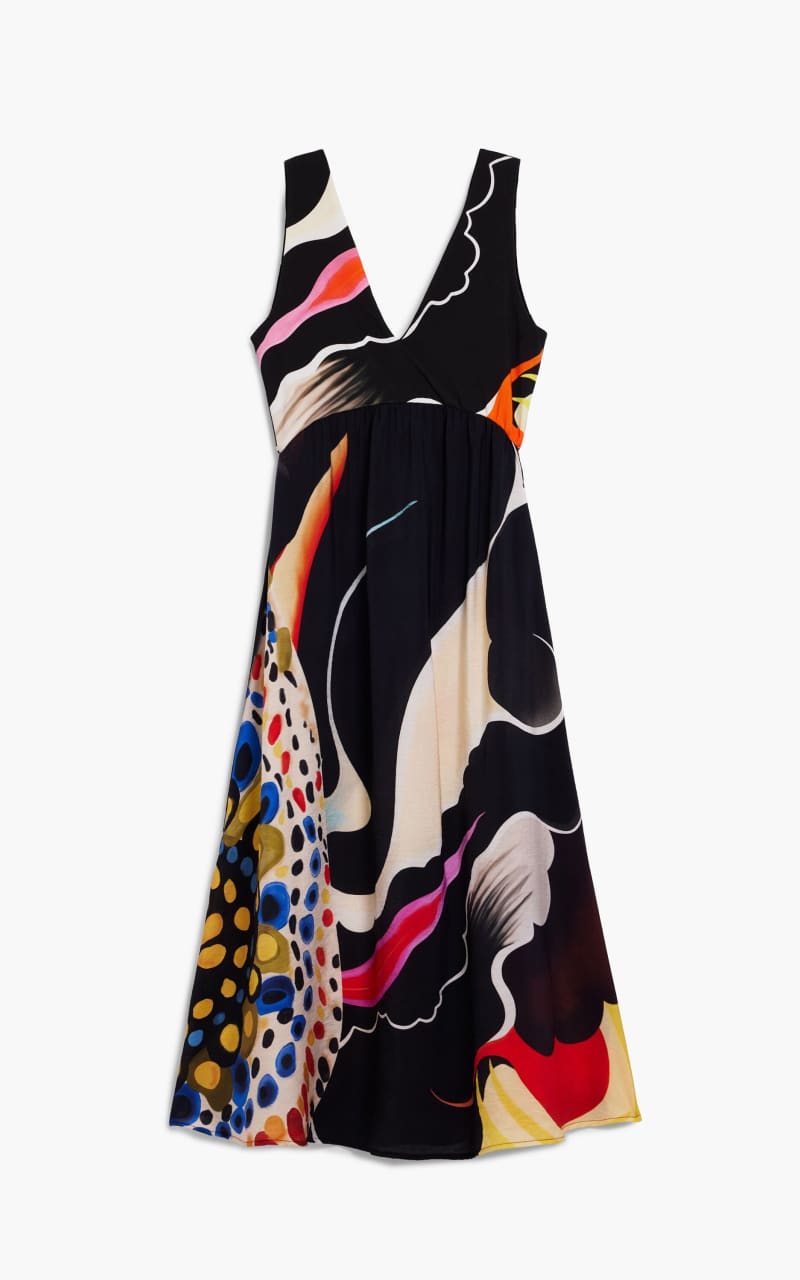 Desigual- Midi Dress in Christian Lacroix Designed Print
