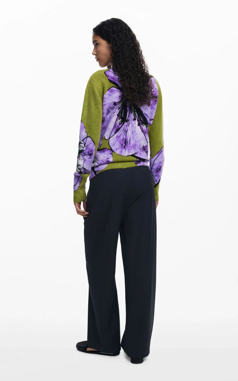 Desigual- Thin Gauge Lilas Sweater - SWEATER & SWEATSHIRT
