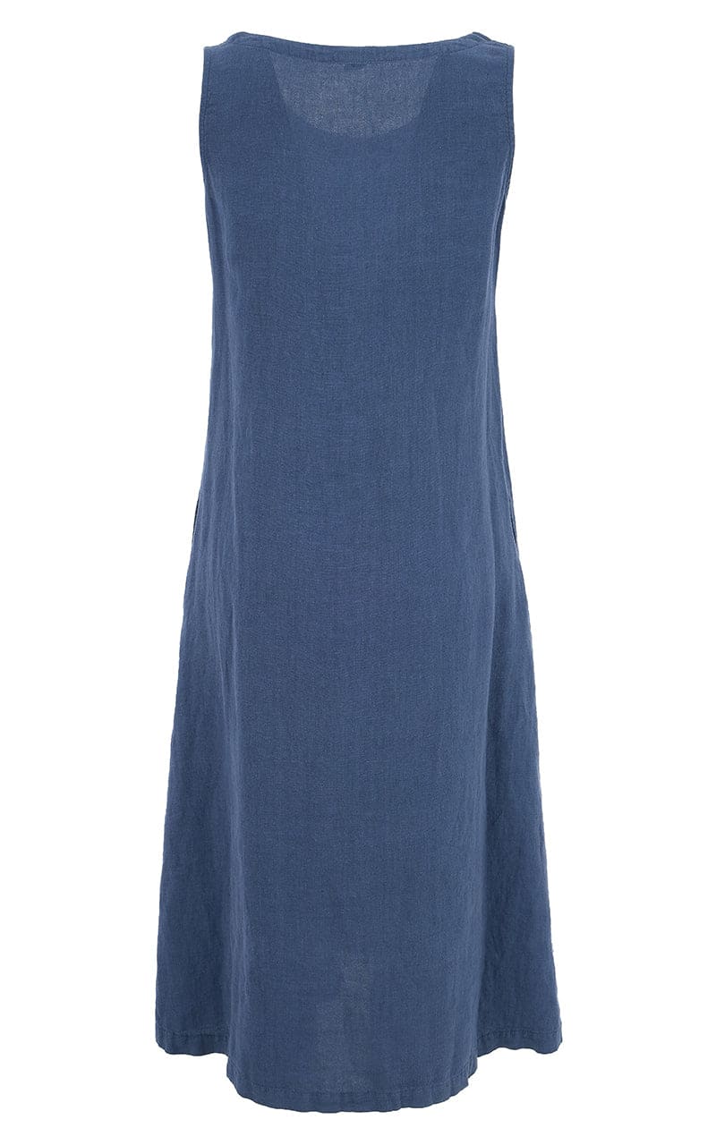 Dolcezza- Sleeveless Linen Dress