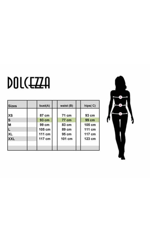 Dolcezza - Wide Strap Dress with Belt