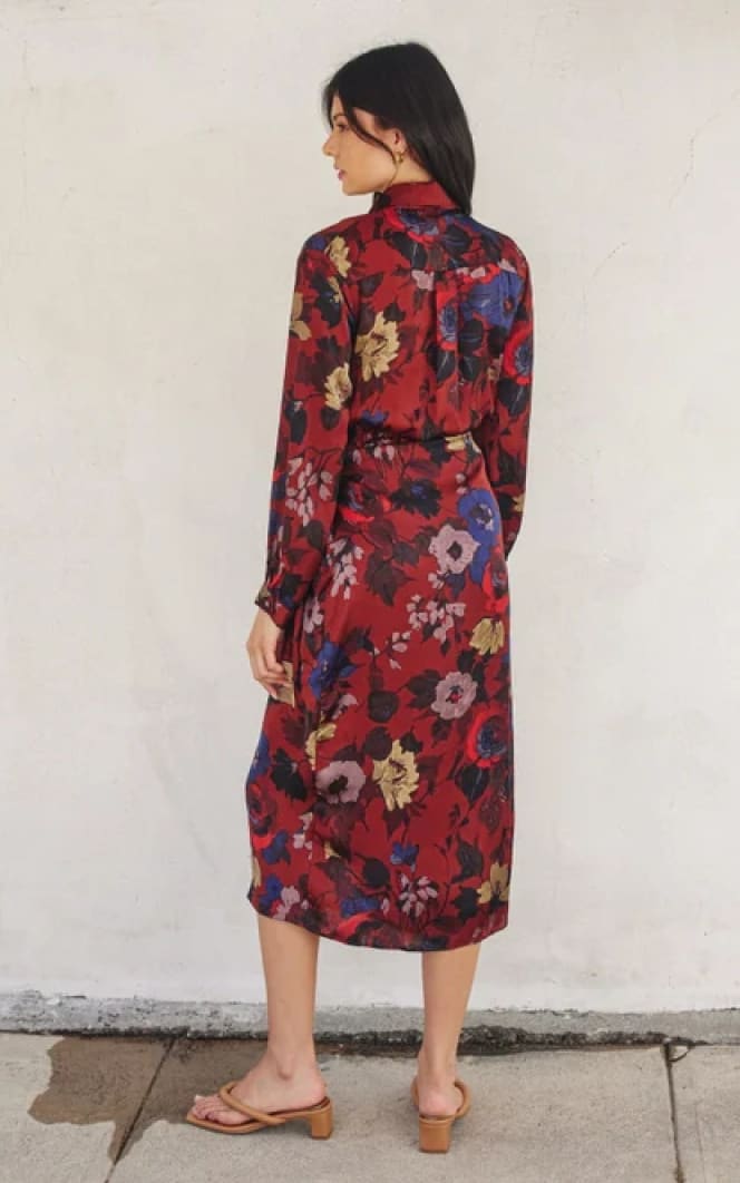 Dress Forum- Fireplace Midi Shirt Wrap