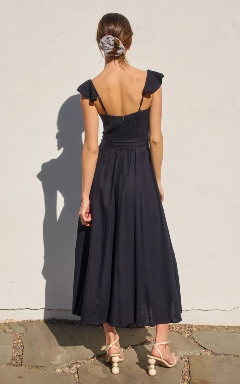 Dress Forum- Heaven Sent Corset Flutter in Navy - DRESS