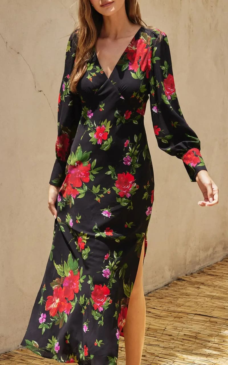 Dress Forum Sweet Talk Plunging in Midnight Dahlia DRESS