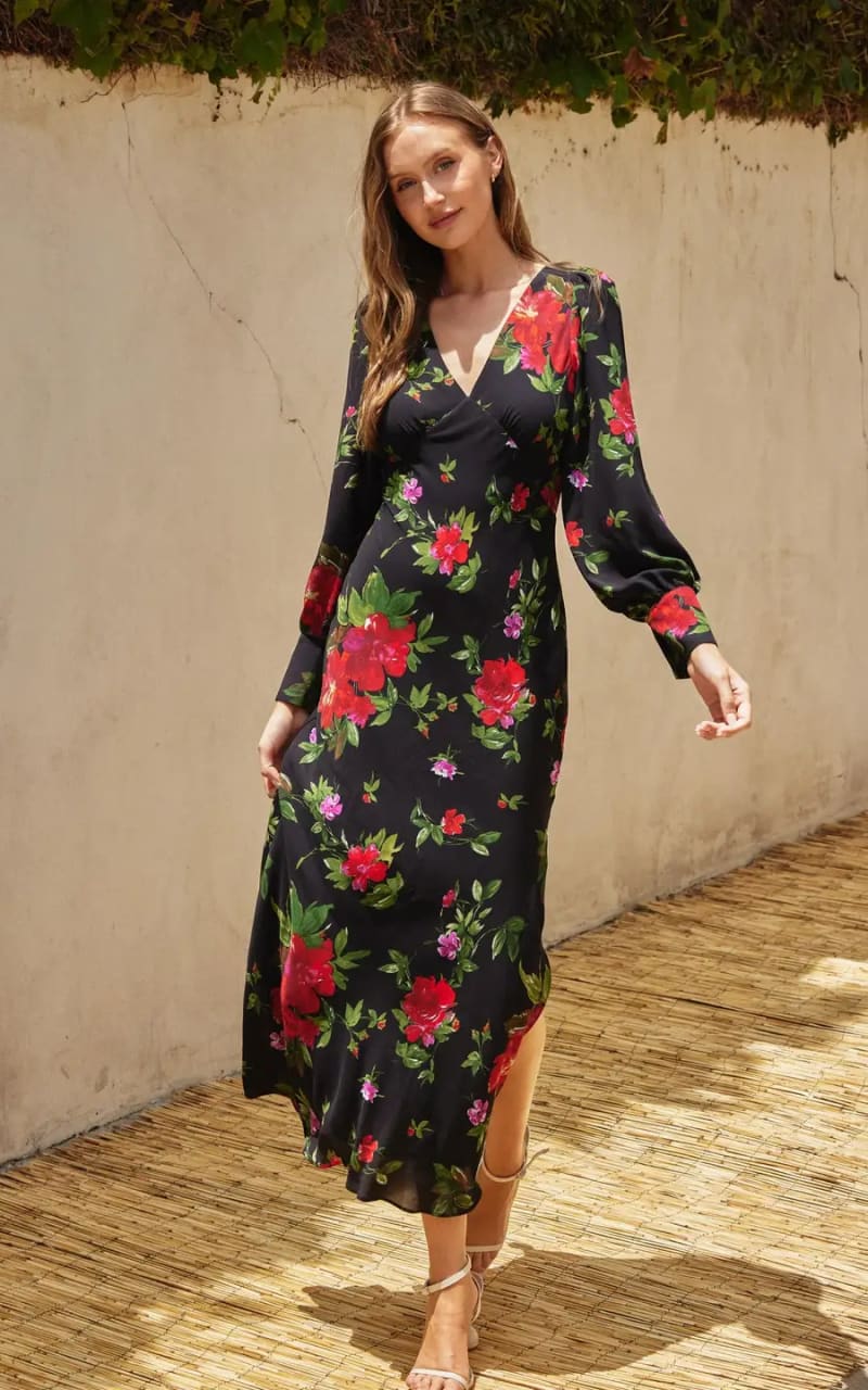 Dress Forum Sweet Talk Plunging in Midnight Dahlia DRESS