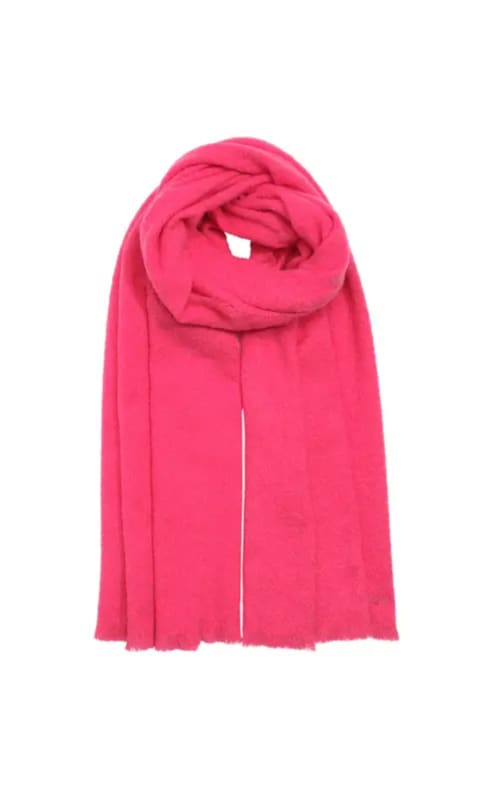 Echo- Buzzy Boucle Scarf - Pink