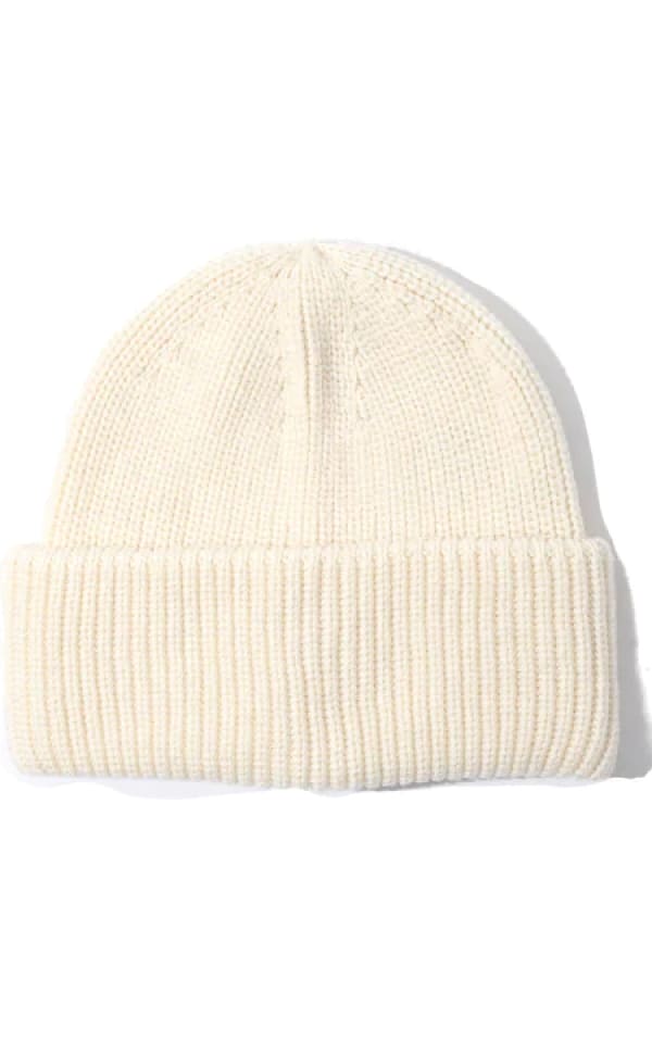 Echo- Perfect Ribbed Beanie - Ivory - hat