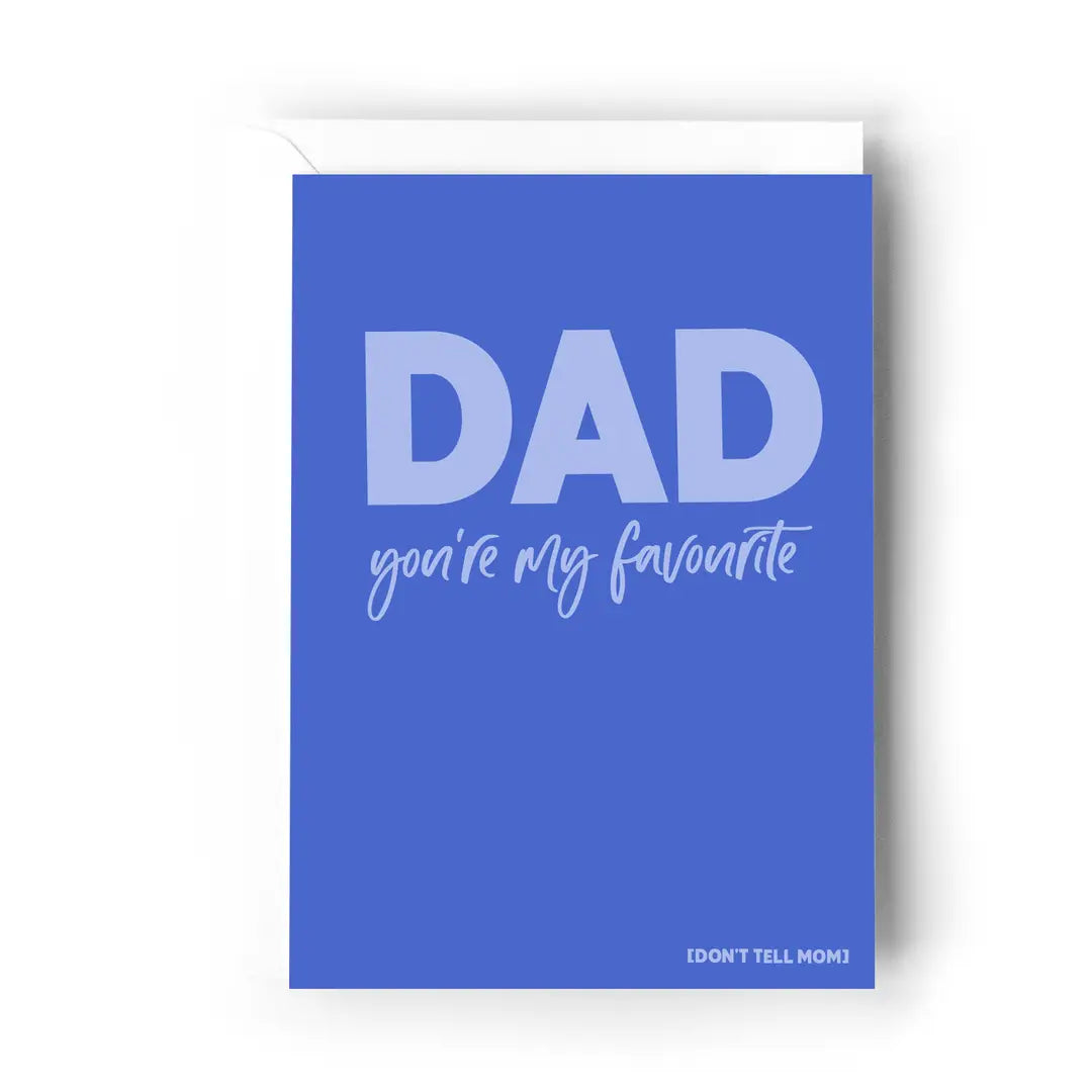 Creativien Studio- Dad You're My Favorite Card