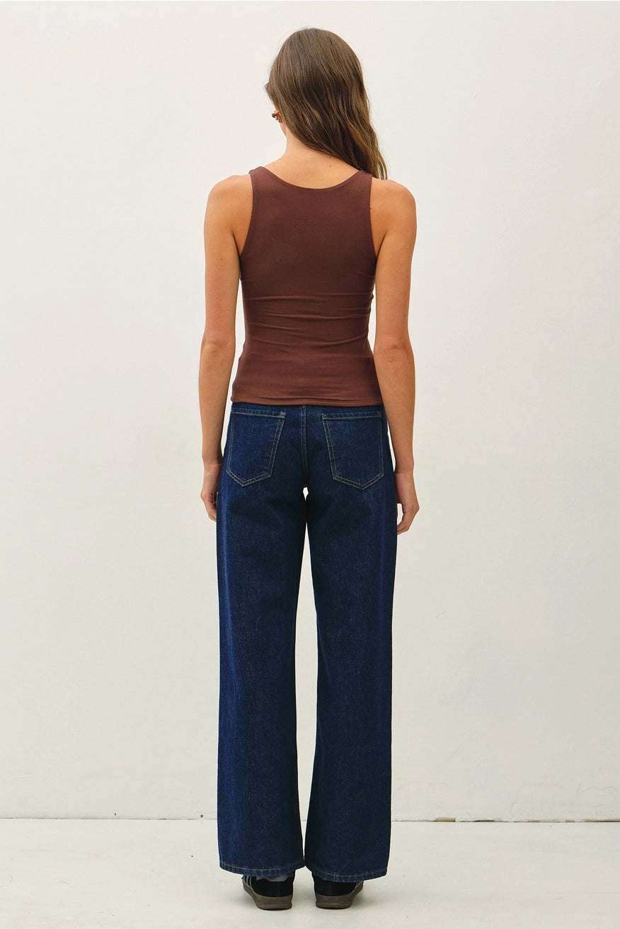Be Cool - New Color Soft Core Basic V-Neck Tank