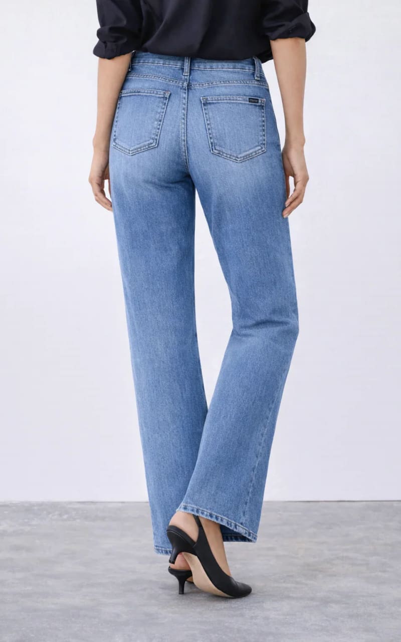 Fidelity- Kelli High Rise Full Leg in Astor Blue - denim