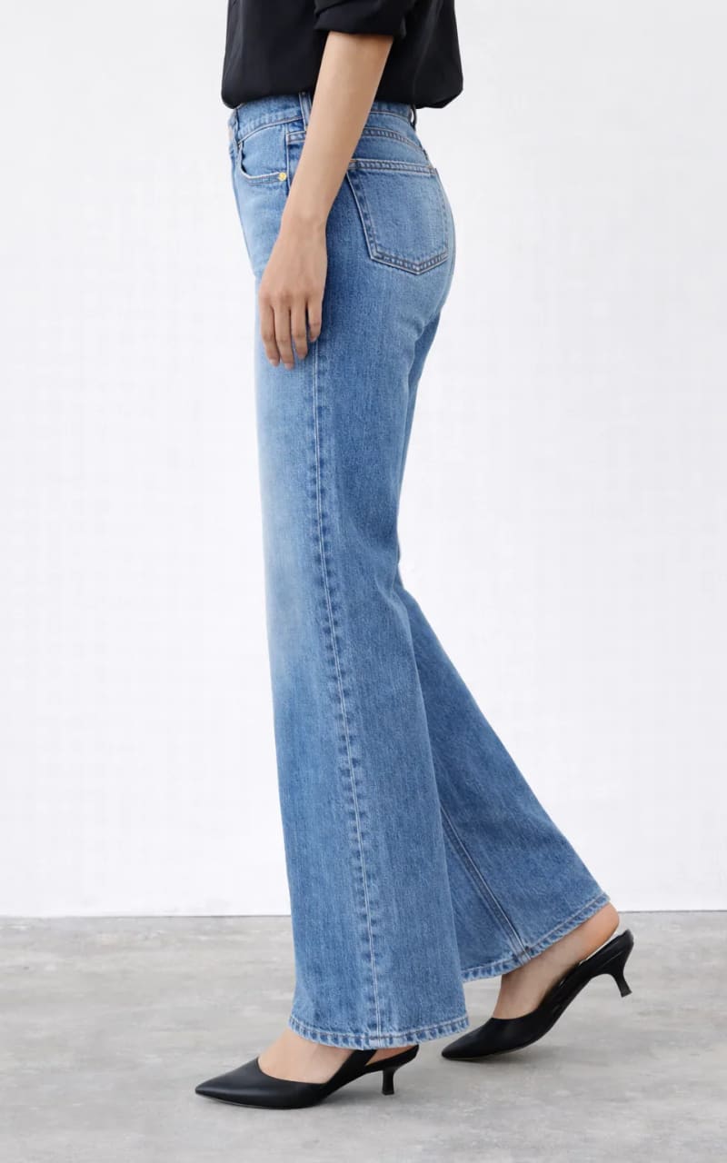 Fidelity- Kelli High Rise Full Leg in Astor Blue - denim