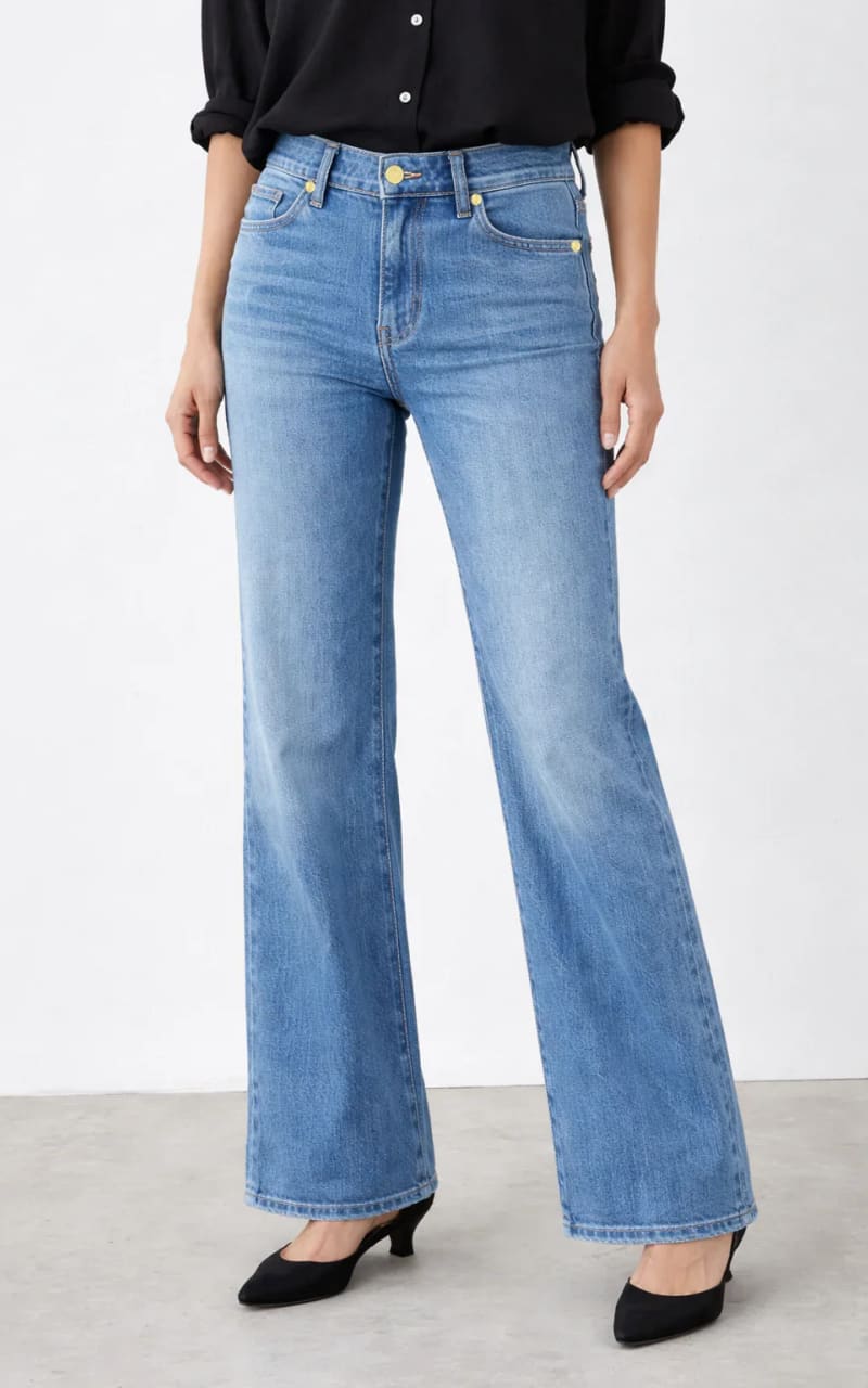 Fidelity- Kelli High Rise Full Leg in Astor Blue - denim