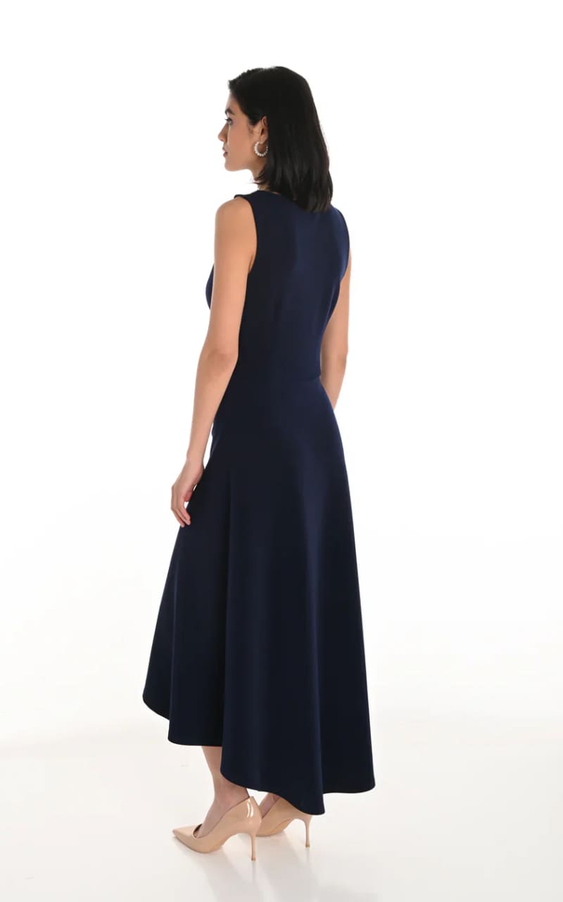 Frank Lyman Wrap Midi Dress in Midnight DRESS