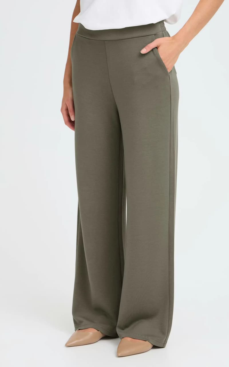 Fransa- Aurora Pant in Smokey Olive