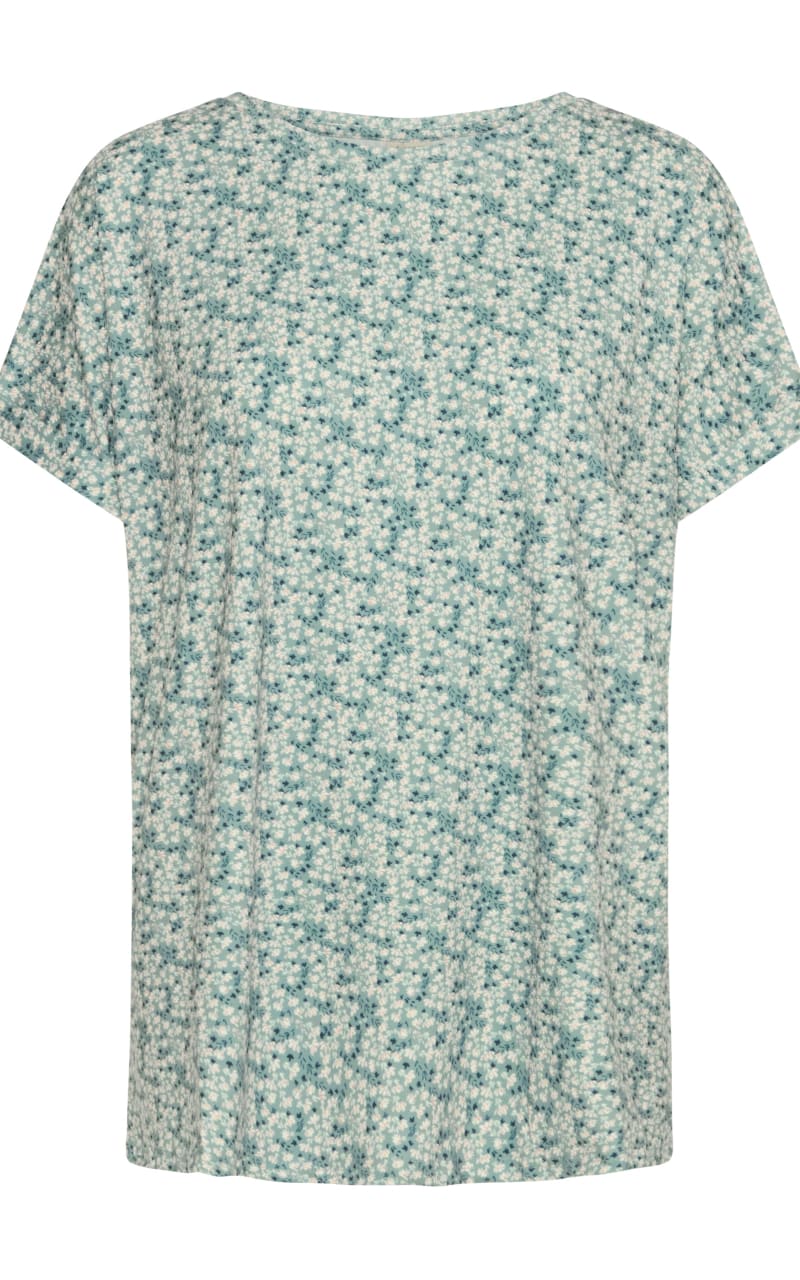 Fransa- Seen Tee in Citadel AOP - Shirts & Tops