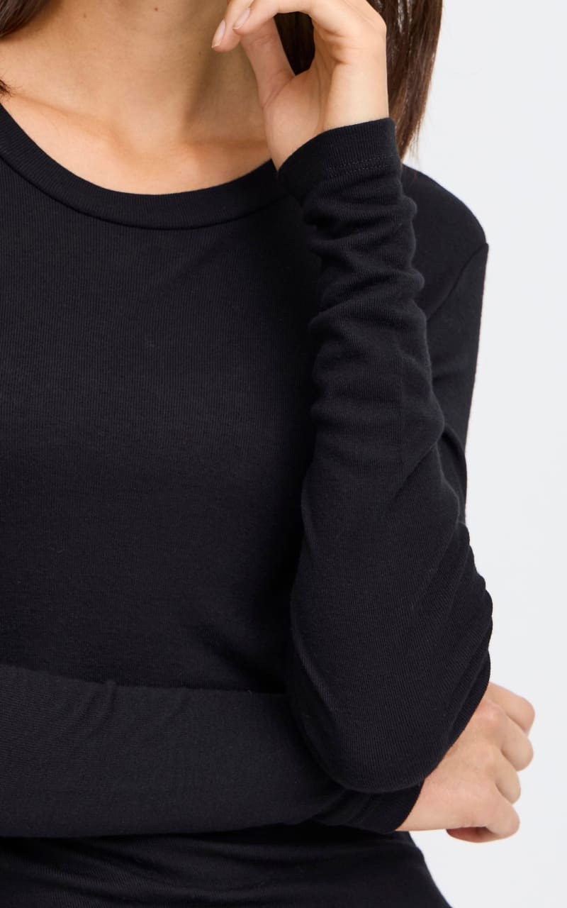 Fransa- Soffi Long Sleeve Tee - Shirts & Tops