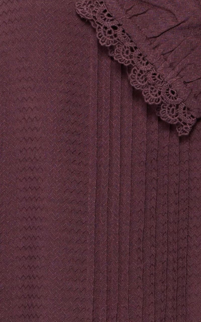 Fransa- Hida Blouse in Fudge - Blouses & Tops