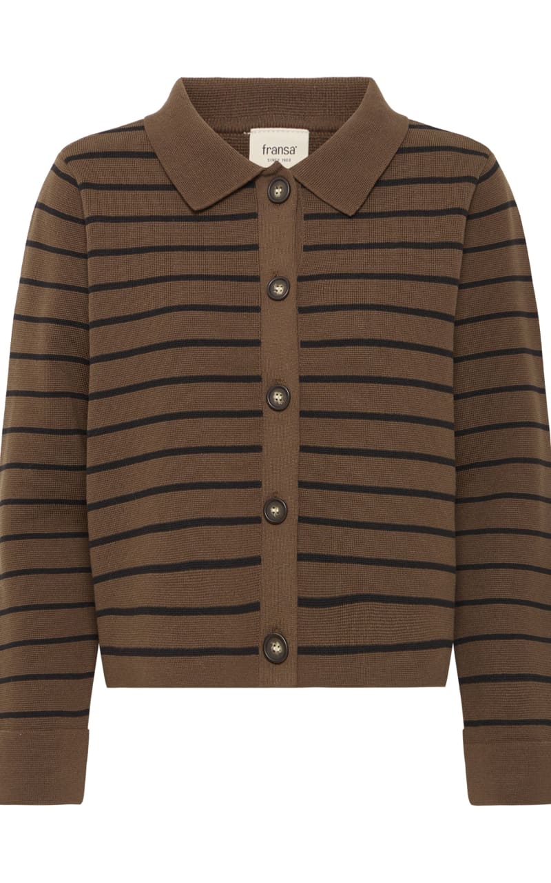 Fransa- Ita Cardigan - SWEATER & SWEATSHIRT