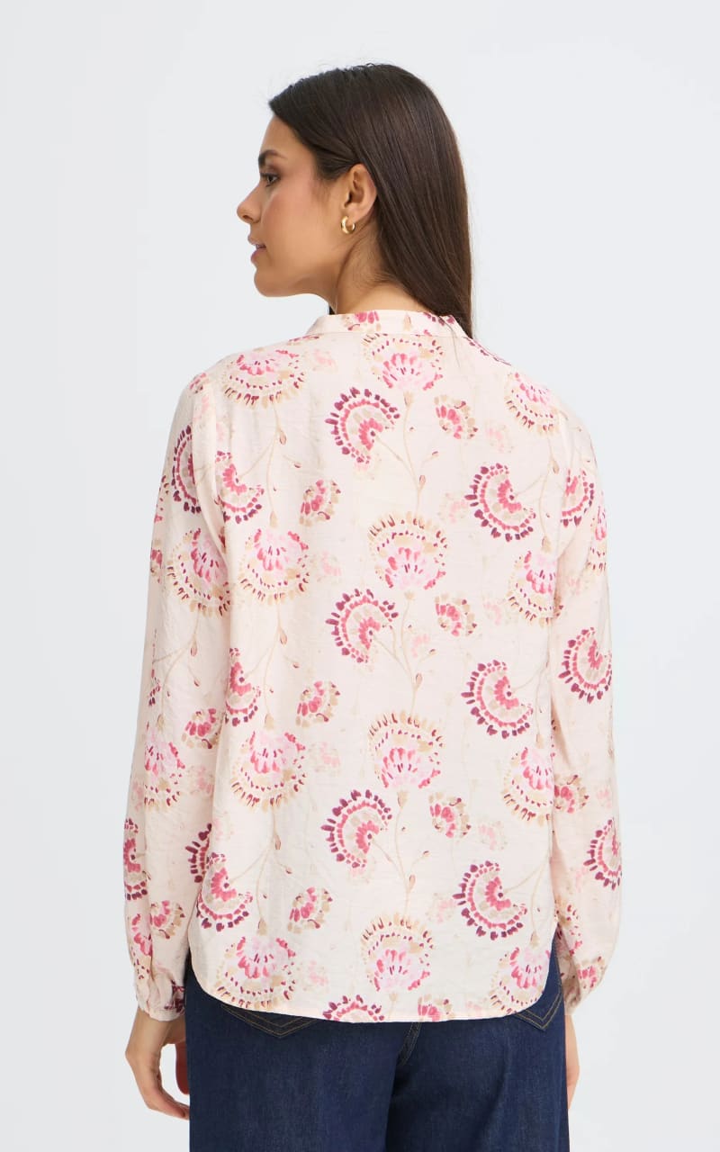 Fransa- Kalia Blouse in Orchid Floral - Blouses & Tops