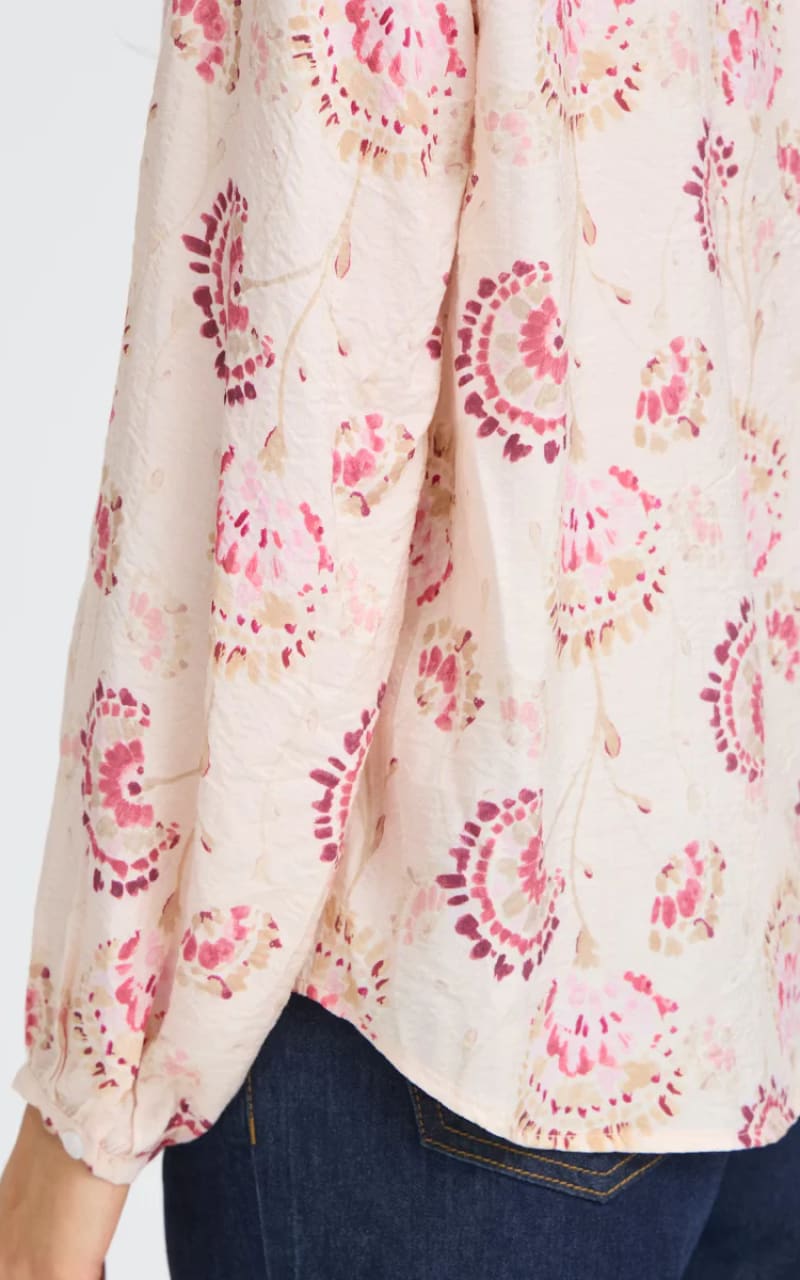 Fransa- Kalia Blouse in Orchid Floral - Blouses & Tops