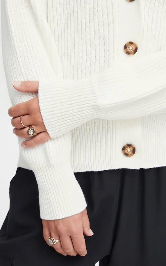 Fransa- Knitted Cardigan - cardigan