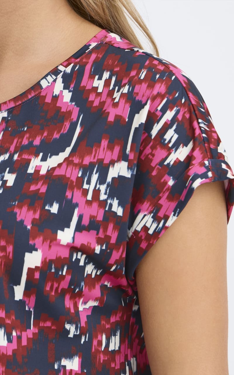 Fransa- Seen Tee in Dis Boho Very Berry - T-SHIRT & TANK