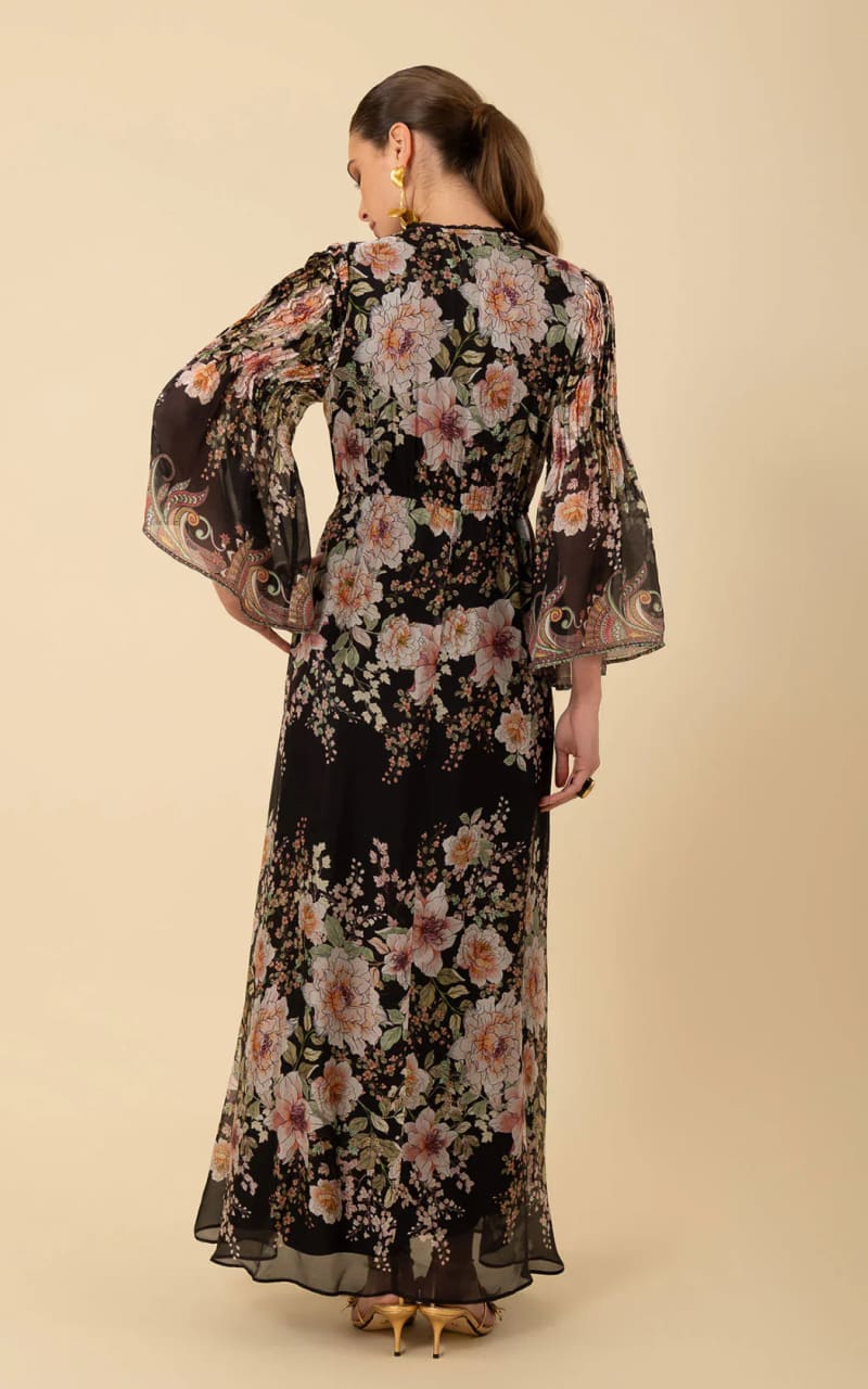 Hale Bob- Alanna Chiffon Maxi Dress