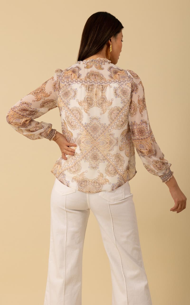 Hale Bob- Long Sleeve Blouse