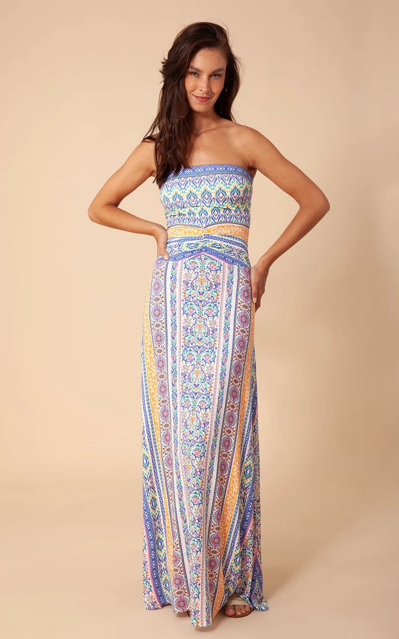 Hale Bob- Hannah Jersey Maxi Dress - PERIWINKLE / XS - dress