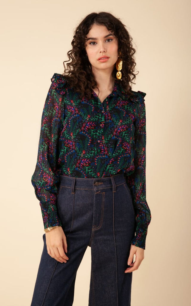 Hale Bob- Juliette Printed Blouse